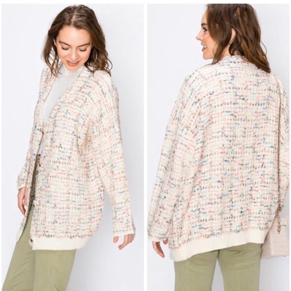Confetti oversized cardigan - Picture 2 of 4